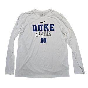 Nike Men’s Duke Blue Devils March Madness Sole Bench Jersey Shirt Sz L